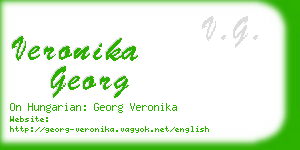 veronika georg business card